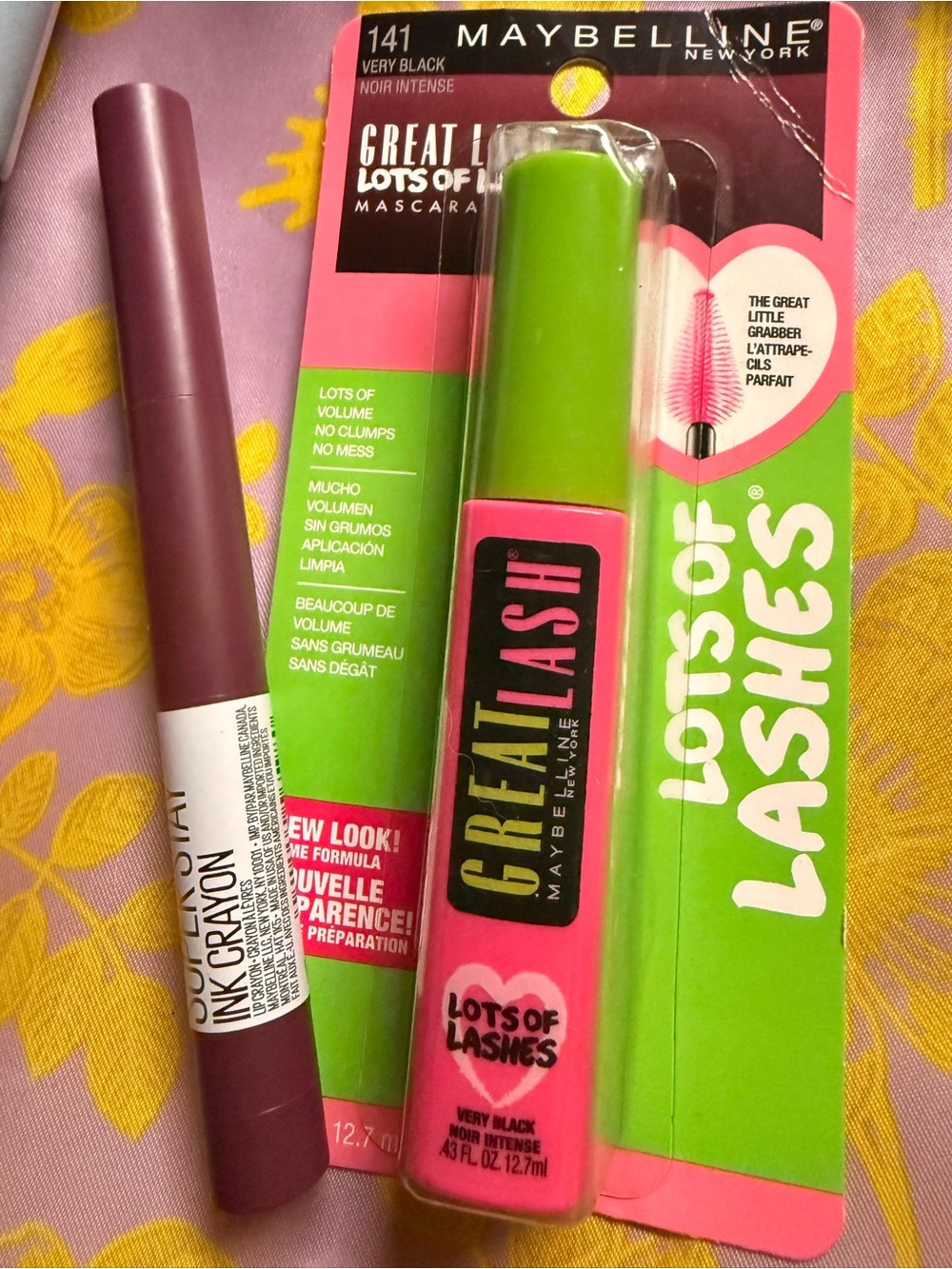 Maybelline Great Lash Lots of Lashes Mascara - and lip Crayon